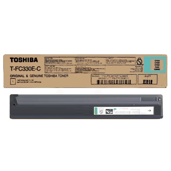 Toshiba 6AJ00000119/T-FC200EC Toner-Kit cyan, 33.600 Seiten