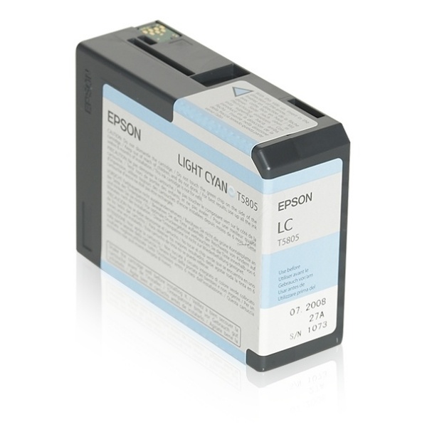 Epson C13T580500/T5805 Tintenpatrone cyan hell 80ml