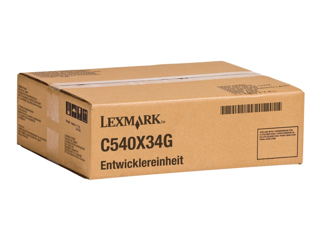 Lexmark C540X34G Entwicklereinheit gelb, 30.000 Seiten/5%