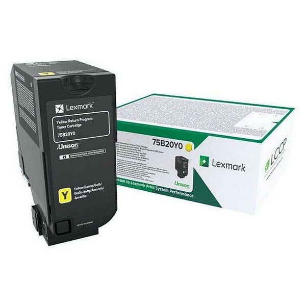 Lexmark 75B20Y0 Toner-Kit gelb return program, 10.000 Seiten ISO/IEC 19752