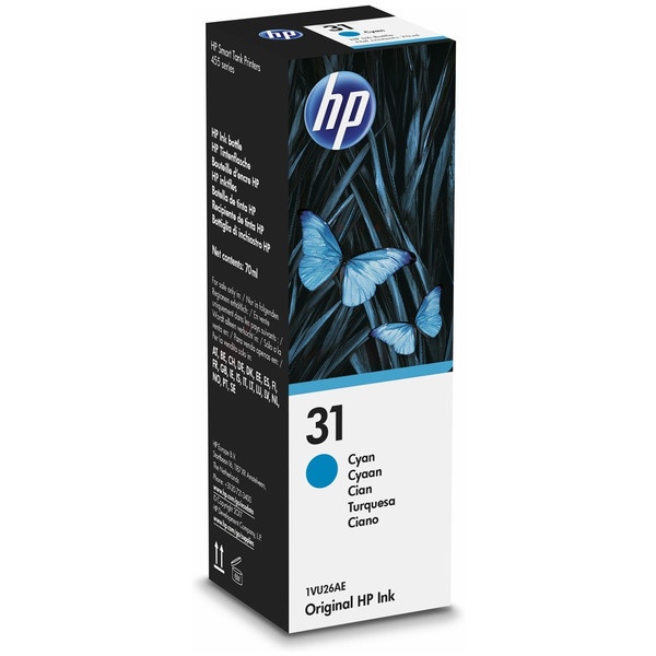 HP 1VU26AE/31 Tintenpatrone cyan, 8.000 Seiten 70ml