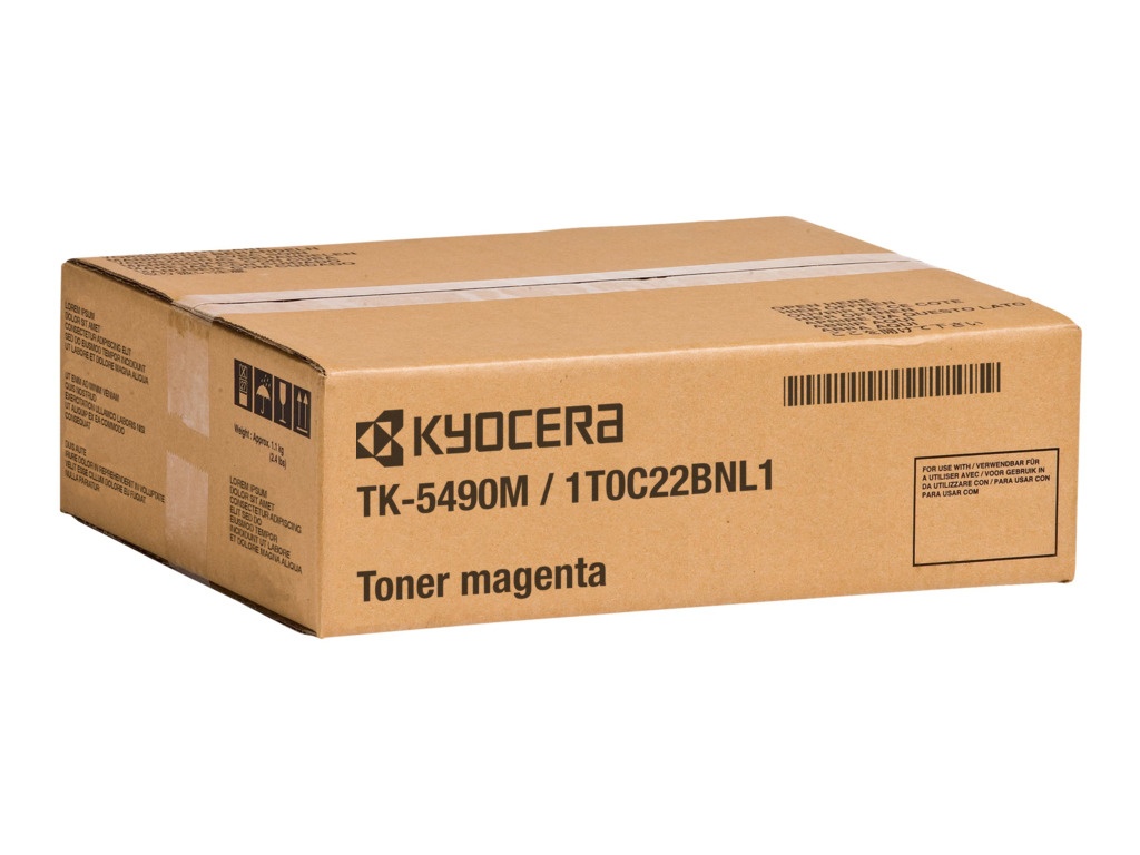 Kyocera 1T0C22BNL1/TK-5490M Toner-Kit magenta, 2.400 Seiten ISO/IEC 19798