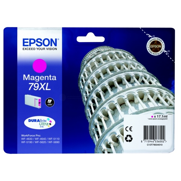 Epson C13T79034010/79XL Tintenpatrone magenta High-Capacity, 2.000 Seiten 17.1ml