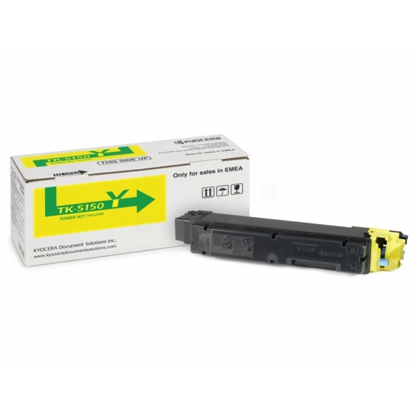 Kyocera 1T02NSANL0/TK-5150Y Toner-Kit gelb, 10.000 Seiten ISO/IEC 19798