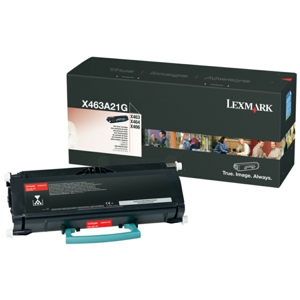 Lexmark X463A21G Toner-Kit, 3.500 Seiten/5%