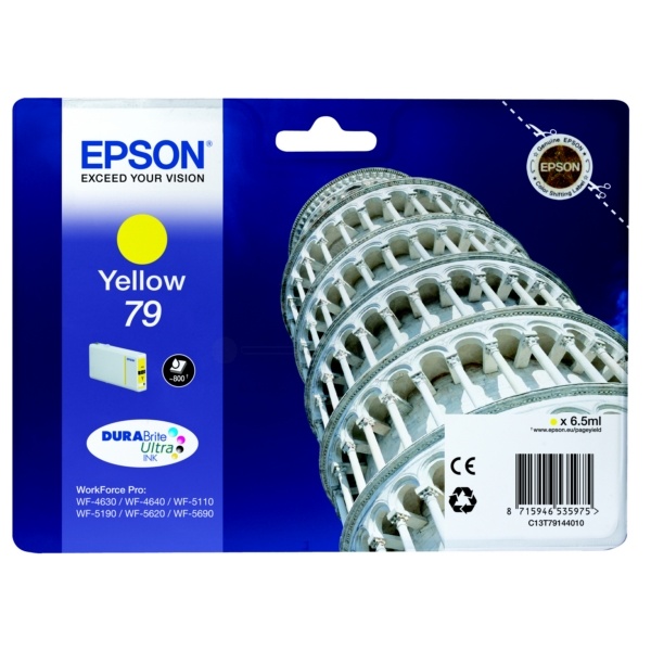 Epson C13T79144010/79 Tintenpatrone gelb, 800 Seiten 6,5ml