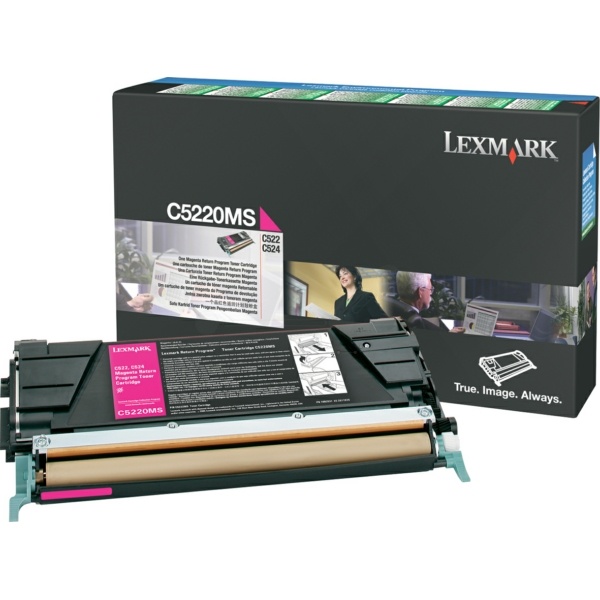 Lexmark C5220MS Toner-Kit magenta return program, 3.000 Seiten ISO/IEC 19798