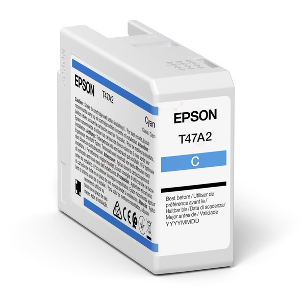 Epson C13T47A200/T47A2 Tintenpatrone cyan 50ml