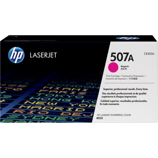 HP CE403A/507A Tonerkartusche magenta, 6.000 Seiten ISO/IEC 19798