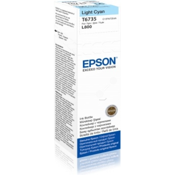 Epson C13T67354A/T6735 Tintenflasche cyan hell, 1.800 Seiten 70ml