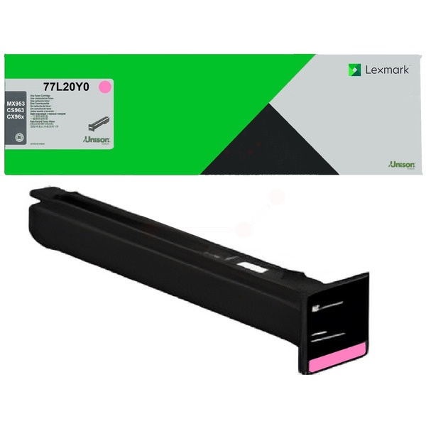 Lexmark 77L20M0 Toner-Kit magenta return program, 12.000 Seiten ISO/IEC 19752