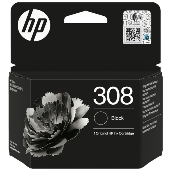 HP 7FP21UE/308 Druckkopfpatrone schwarz