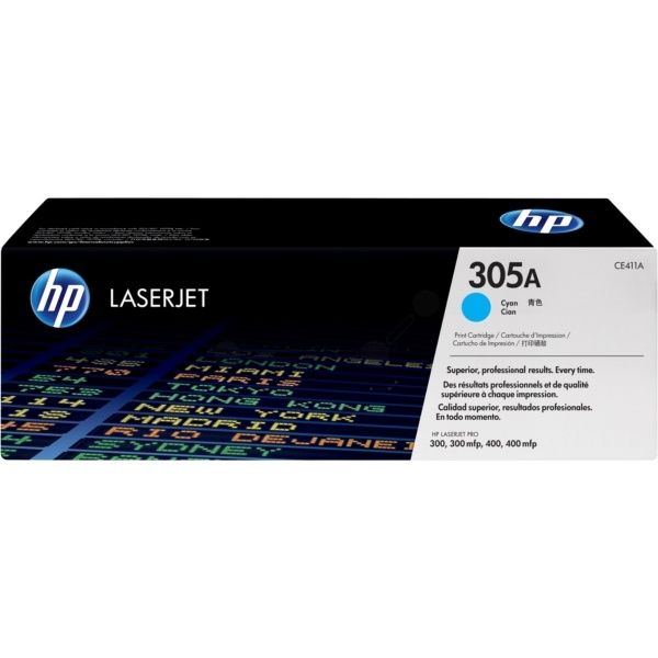 HP CE411A/305A Tonerkartusche cyan, 2.600 Seiten ISO/IEC 19798