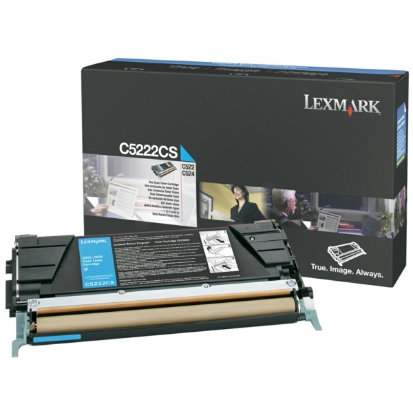 Lexmark C5222CS Toner-Kit cyan, 3.000 Seiten/5%