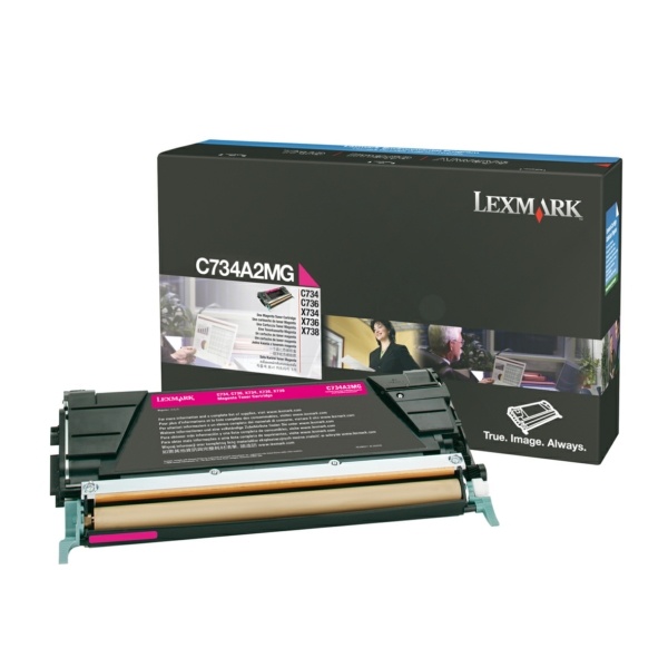 Lexmark C734A2MG Toner-Kit magenta, 6.000 Seiten/5%