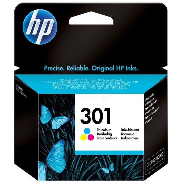 HP CH562EE/301 Druckkopfpatrone color, 150 Seiten ISO/IEC 24711 3ml