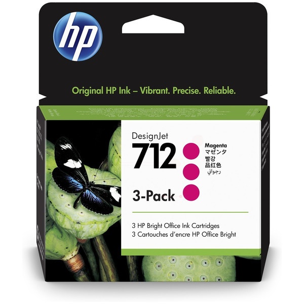 HP 3ED78A/712 Tintenpatrone magenta MultiPack 29ml VE=3