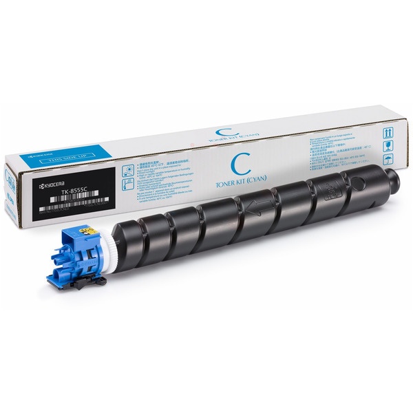 Kyocera 1T02XCCNL0/TK-8555C Toner-Kit cyan, 24.000 Seiten ISO/IEC 19752