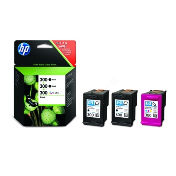 HP SD518AE/300 Druckkopfpatrone Multipack 2x schwarz +1x color 2x200/1x165 Seiten VE=3