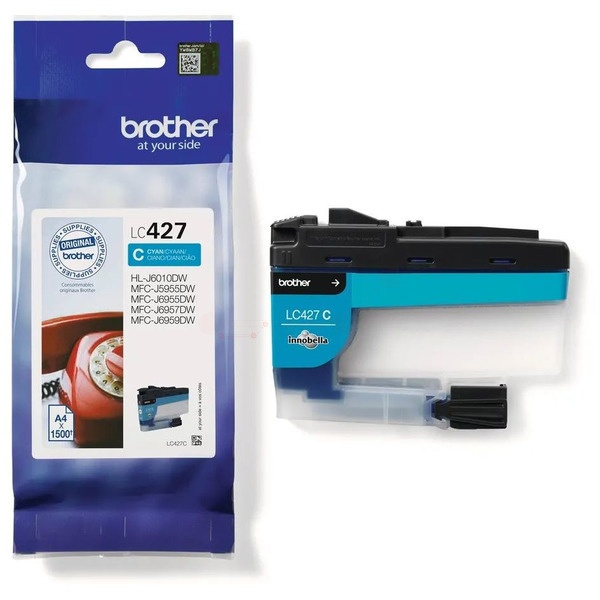 Brother LC-427C Tintenpatrone cyan, 1.500 Seiten ISO/IEC 24711