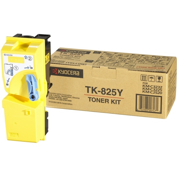 Kyocera 1T02FZAEU0/TK-825Y Toner gelb, 7.000 Seiten ISO/IEC 19798