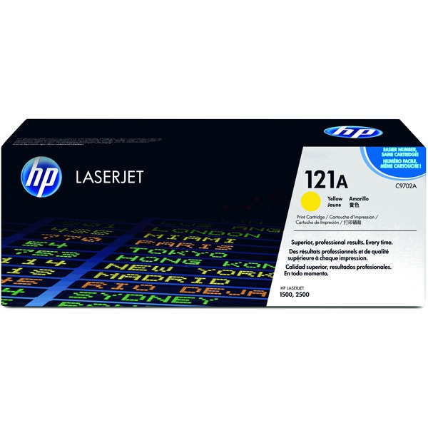 HP C9702A/121A Toner gelb, 4.000 Seiten ISO/IEC 19798