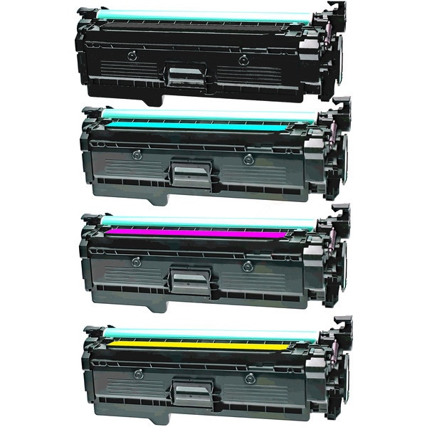 Kompatibel PRTHPCE400ARAINBOW Toner MultiPack Bk,C,M,Y VE=4 (ersetzt HP 507A/CE400A 507A/CE401A 507A/CE402A 507A/CE403A)