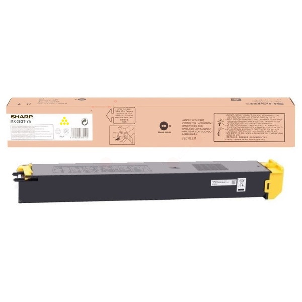 Sharp MX-36GTYA Toner gelb, 15.000 Seiten ISO/IEC 19752