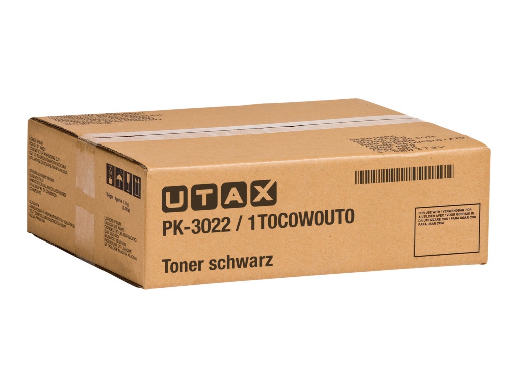 Utax 1T0C0W0UT0/PK-3022 Toner-Kit, 25.000 Seiten ISO/IEC 19752