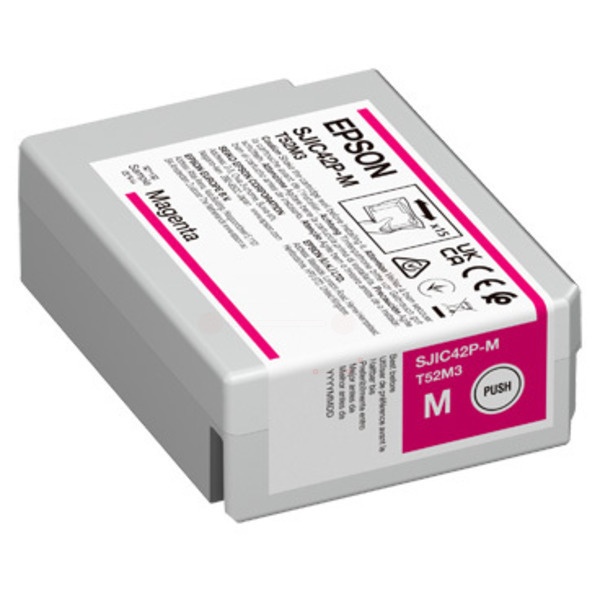 Epson C13T52M340/SJIC-42-P-M Tintenpatrone magenta 50ml