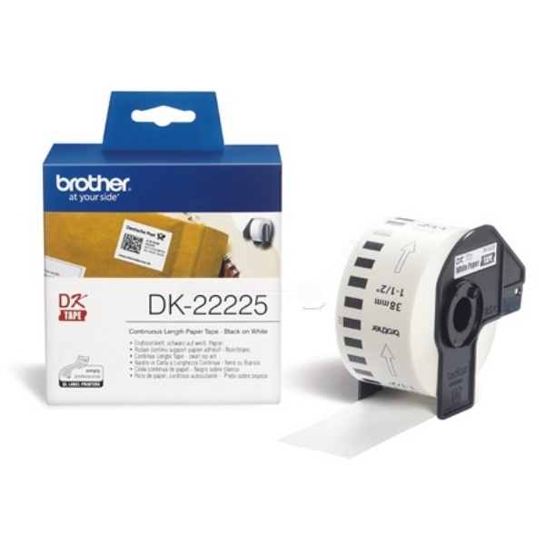 Brother DK-22225 DirectLabel Etiketten weiss 38mm x 30,48m