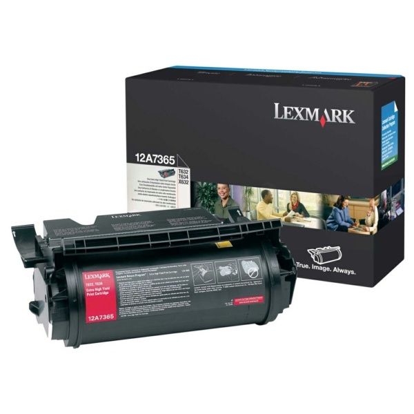 Lexmark 12A7365 Tonerkartusche schwarz extra High-Capacity, 32.000 Seiten/5%