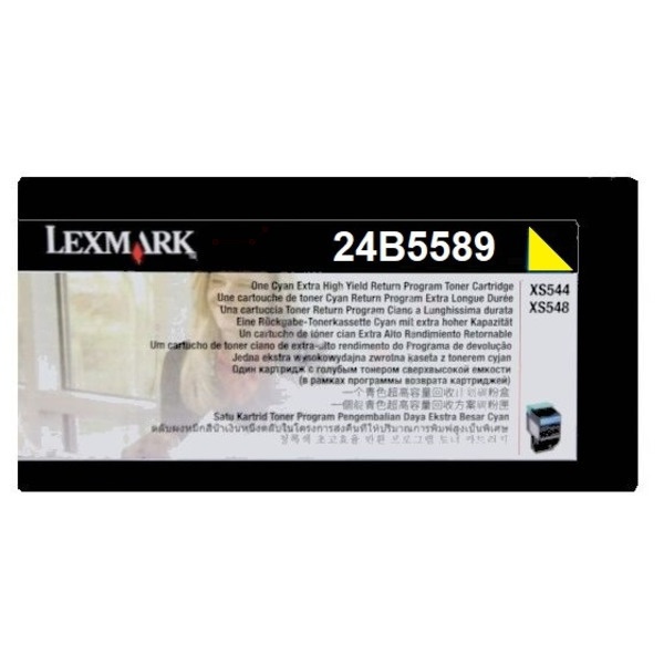 Lexmark 24B5589 Tonerkartusche gelb return program, 3.000 Seiten