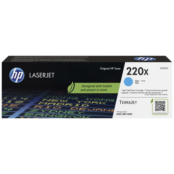 HP W2201X/220X Tonerkartusche cyan High-Capacity, 5.500 Seiten ISO/IEC 19798