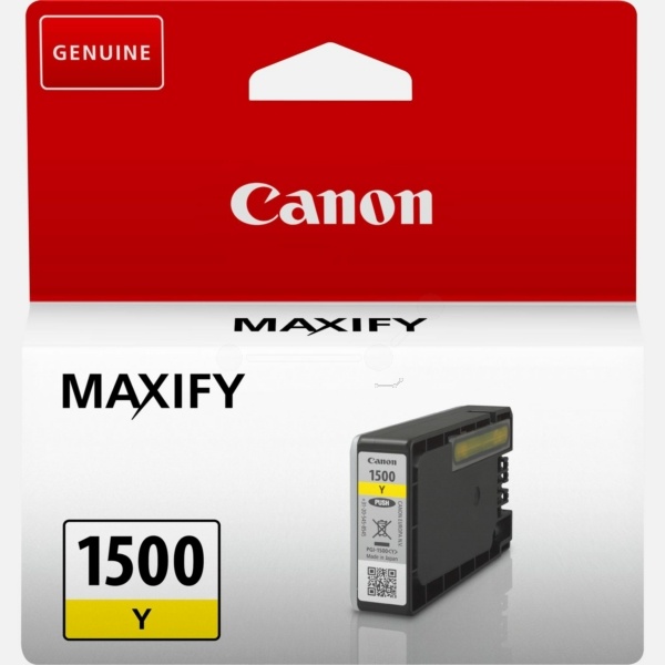 Canon 9231B001/PGI-1500Y Tintenpatrone gelb, 300 Seiten 4.5ml