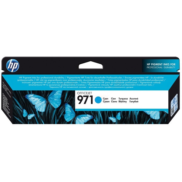 HP CN622AE/971 Tintenpatrone cyan, 2.500 Seiten ISO/IEC 24711 24.5ml