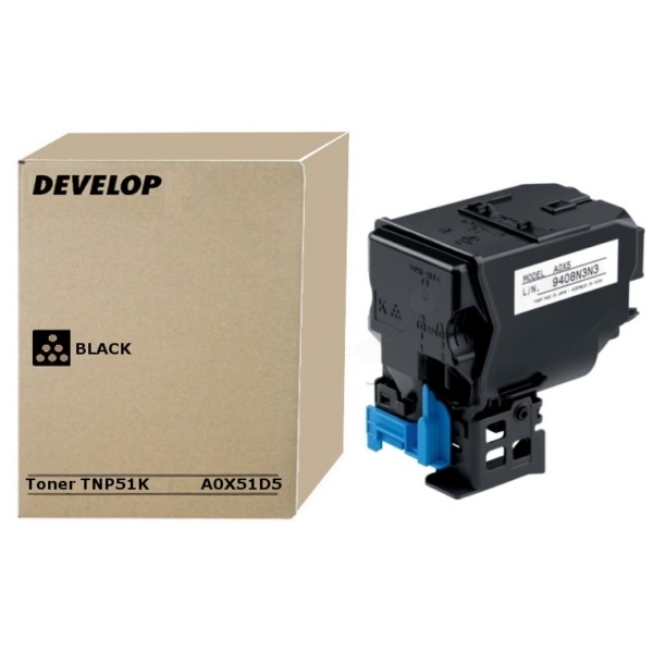 Develop A0X51D5/TNP-51K Toner-Kit schwarz, 5.000 Seiten