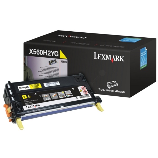 Lexmark X560H2YG Tonerkartusche gelb, 10.000 Seiten ISO/IEC 19752