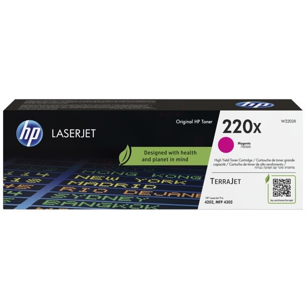 HP W2203X/220X Tonerkartusche magenta High-Capacity, 5.500 Seiten ISO/IEC 19798