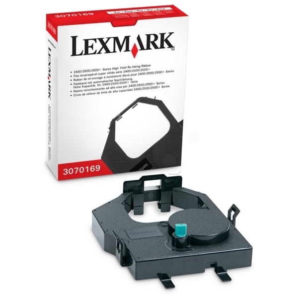 Lexmark 3070169 Nylonband mit Nachtränksystem schwarz, 8.000.000 Zeichen