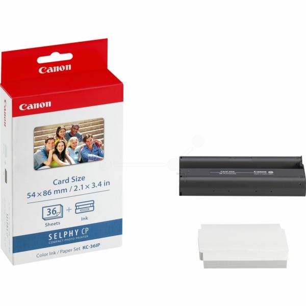 Canon 7739A001/KC-36IP Inking Kit + InkJet-Papier Credit Card, 36 Seiten