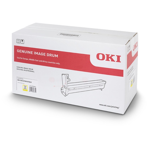 OKI 46438001 Drum Kit gelb, 30.000 Seiten