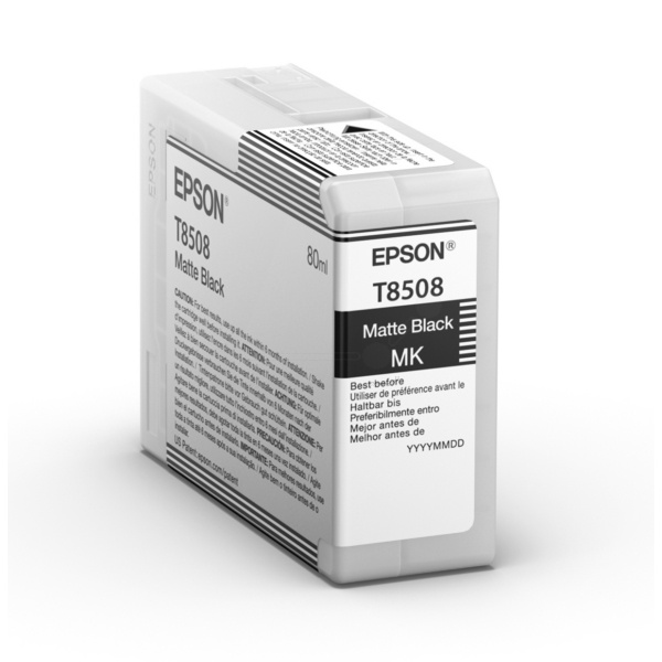 Epson C13T850800/T8508 Tintenpatrone schwarz matt 80ml