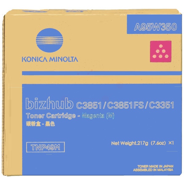 Konica Minolta A95W350/TNP-49M Toner magenta, 12.000 Seiten