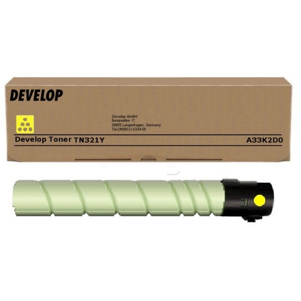 Develop A33K2D0/TN-321Y Toner gelb, 25.000 Seiten/5%