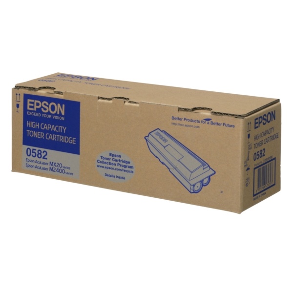 Epson C13S050582/0582 Tonerkartusche schwarz, 8.000 Seiten