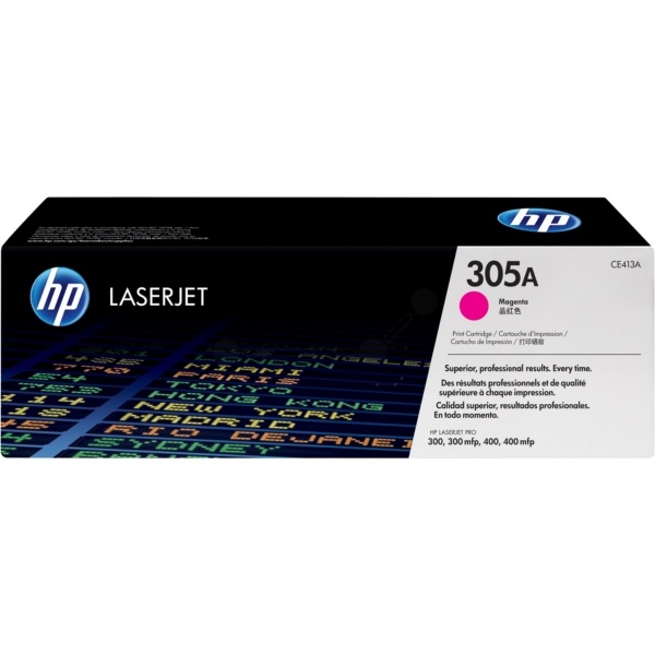 HP CE413A/305A Tonerkartusche magenta, 2.600 Seiten ISO/IEC 19798