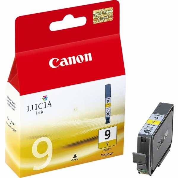 Canon 1037B001/PGI-9Y Tintenpatrone gelb, 930 Seiten/5% 14ml