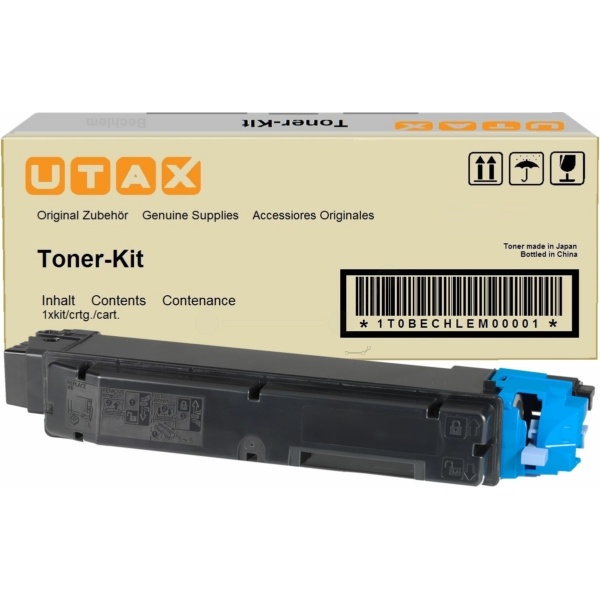 Utax 1T02NSCUT0/PK-5012C Toner-Kit cyan, 10.000 Seiten ISO/IEC 19798