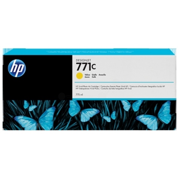 HP B6Y10A/771C Tintenpatrone gelb 775ml